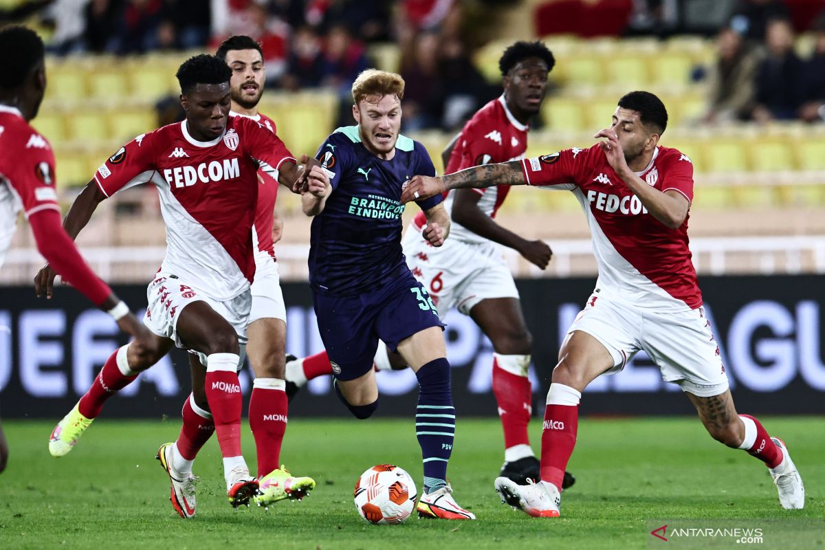Liga Europa - AS Monaco dan PSV bermain imbang tanpa gol