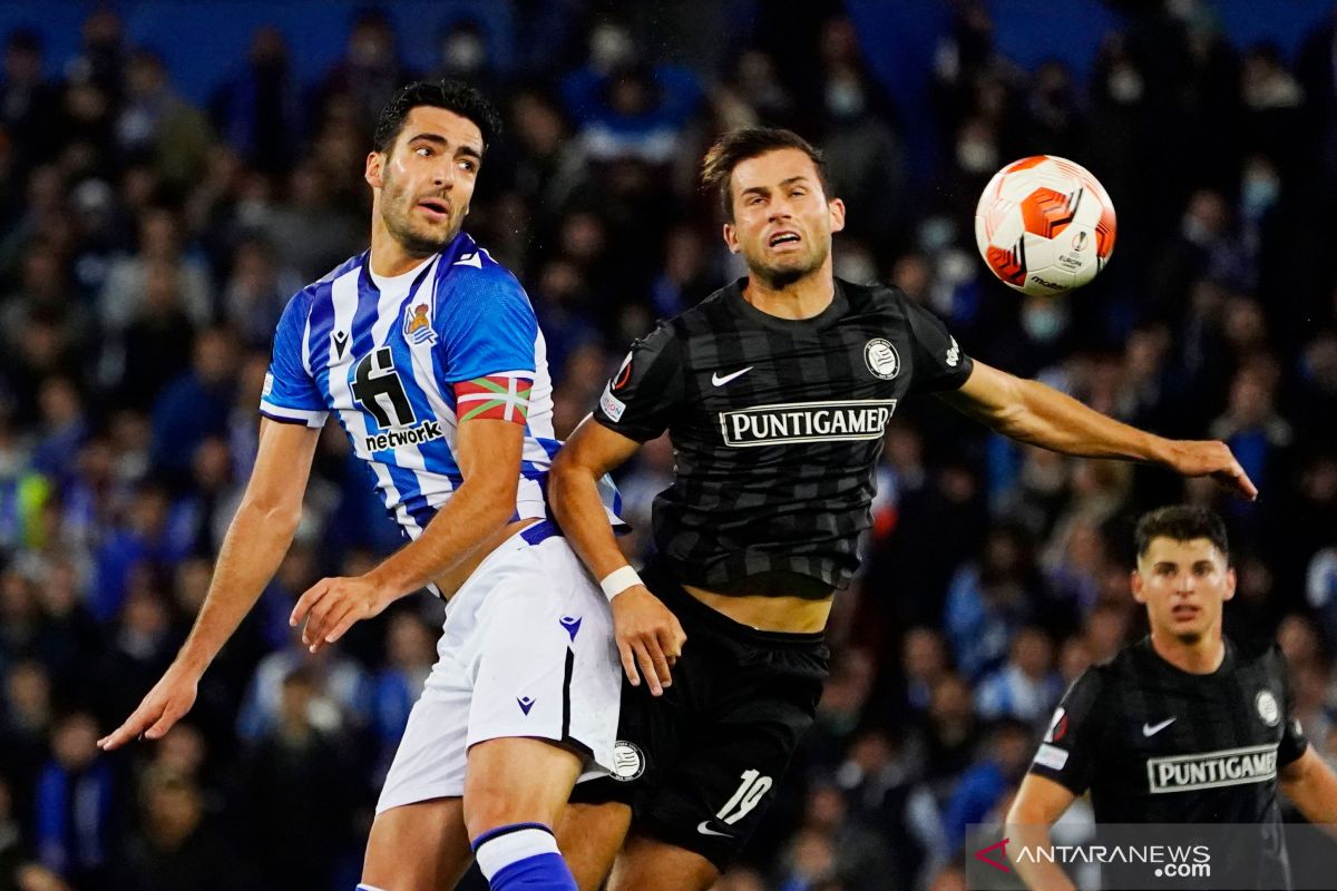 Real Sociedad ditahan imbang 1-1 oleh SK Sturm Graz