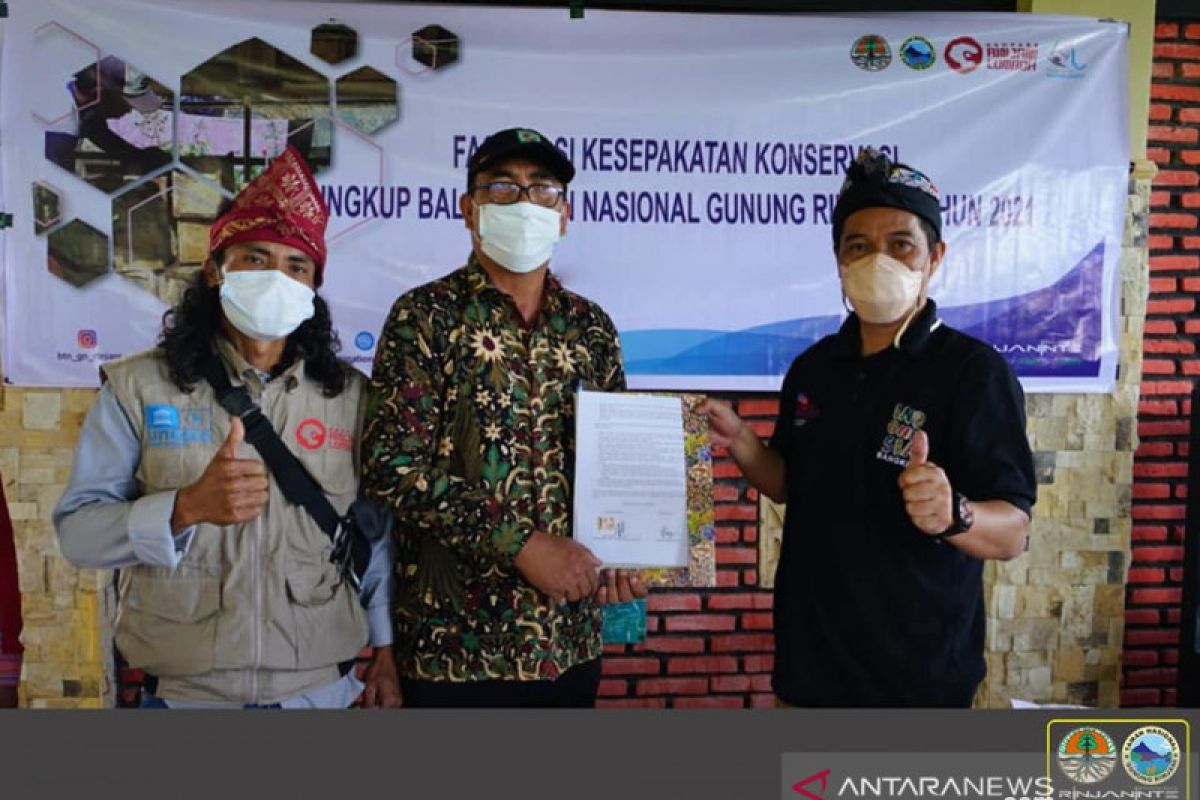 BTNGR tingkatkan kapasitas masyarakat lingkar Gunung Rinjani Lombok