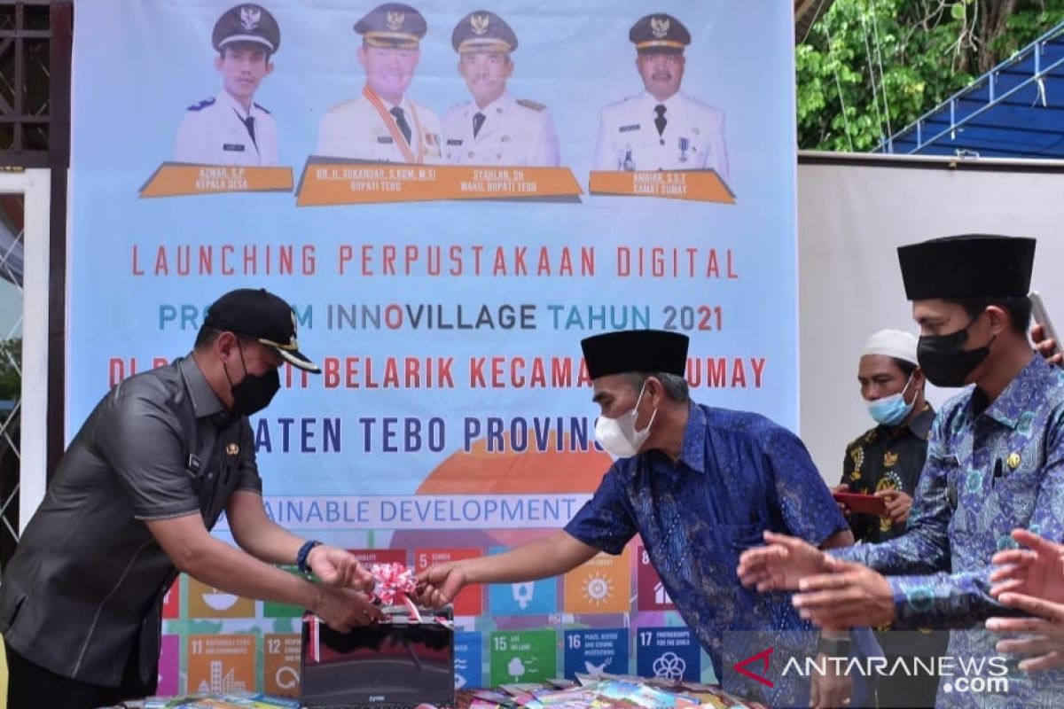 Launching Perpustakaan digital Tebo kejar Top 10 proposal se Indonesia