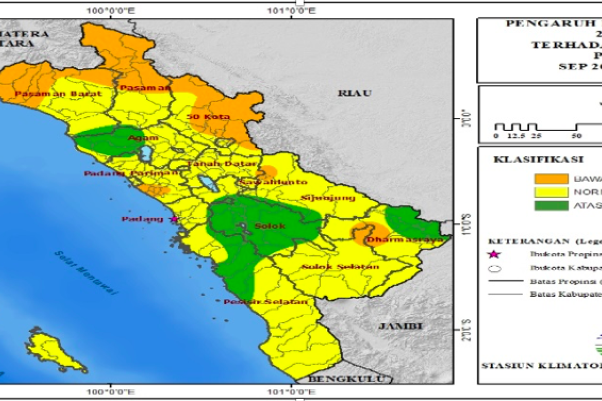 Mewaspadai Lanina Moderat di Sumatera Barat