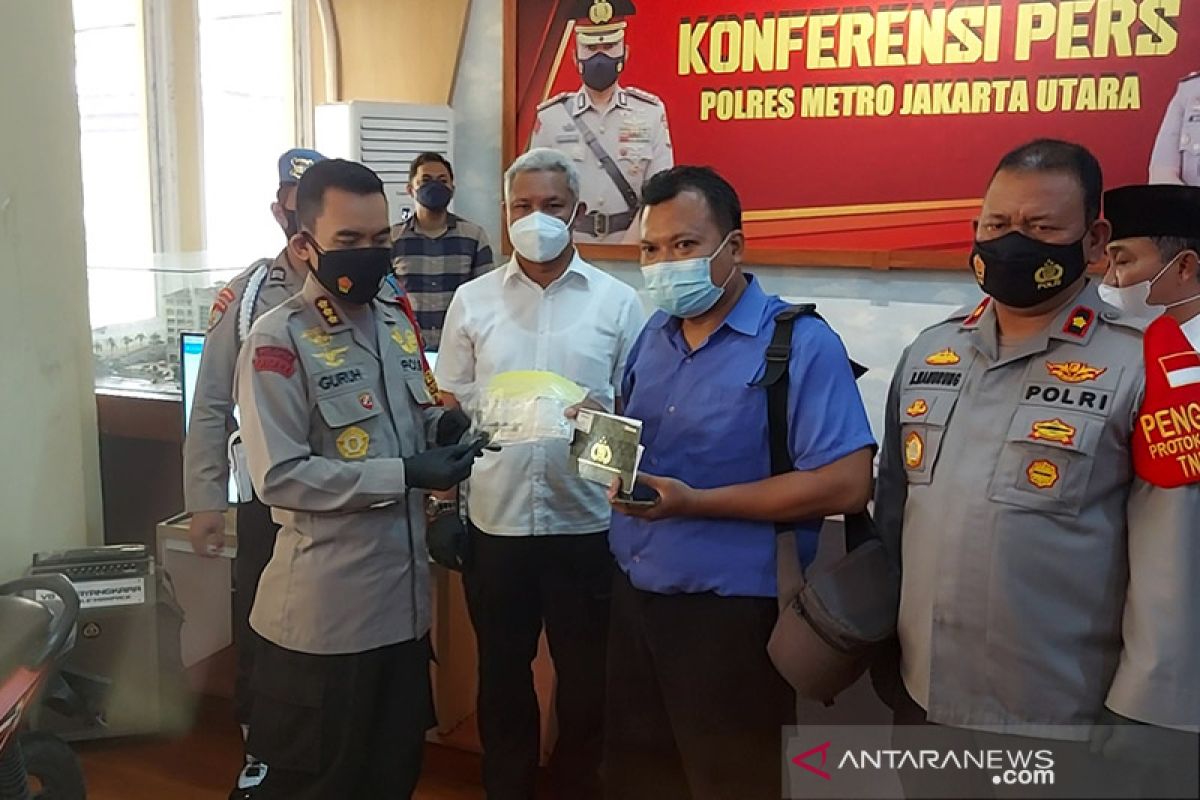 Polrestro Jakarta Utara kembalikan barang bukti curanmor
