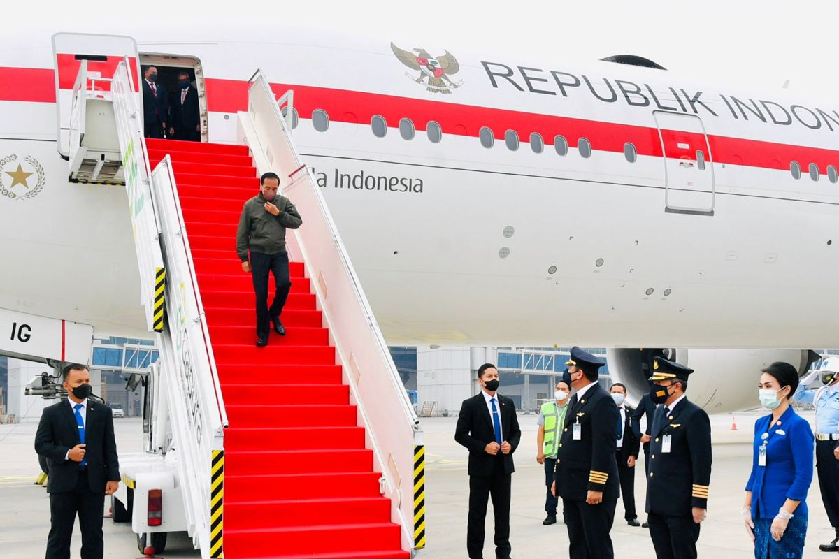 Presiden Jokowi tiba di Indonesia langsung jalani karantina