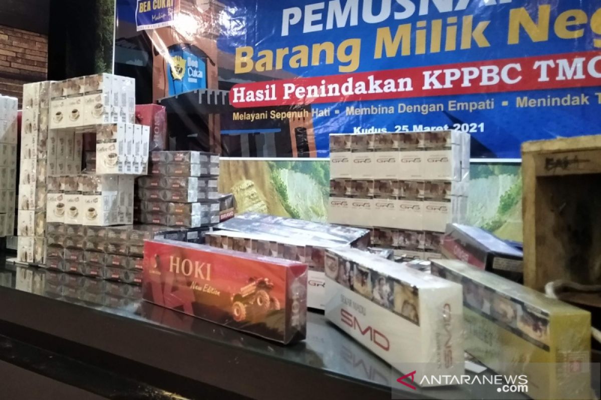 Bea Cukai gagalkan distribusi rokok ilegal dari Jepara