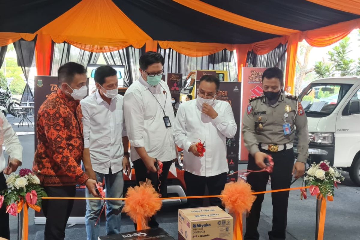 Kacab Jasa Raharja Banten Apresiasi Bapenda gelar event Banten Automotive Exhibition 2021