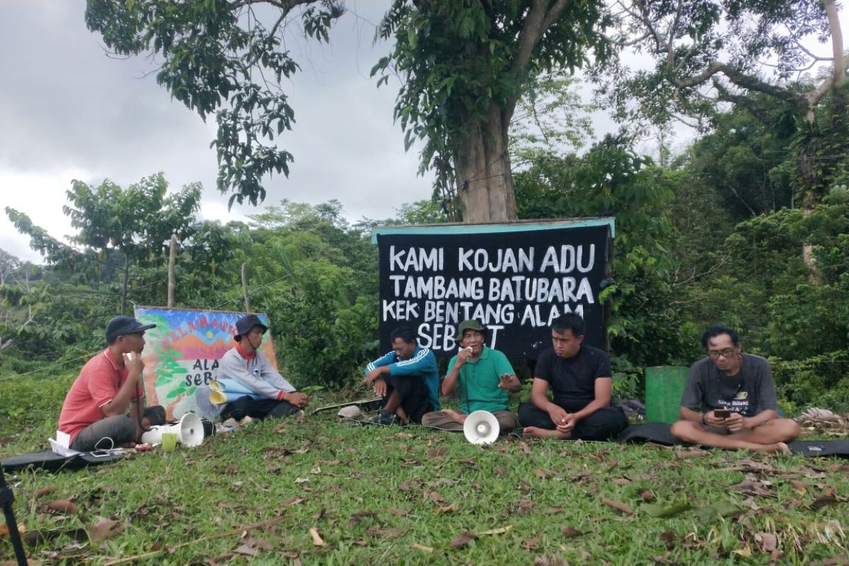 Aktivis gelar kemah tolak tambang batu bara di Bengkulu