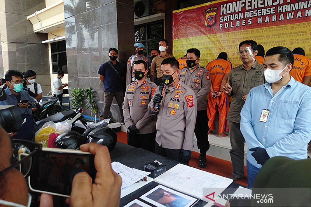 Polres Karawang: Pembunuhan bos rumah makan karena sakit hati