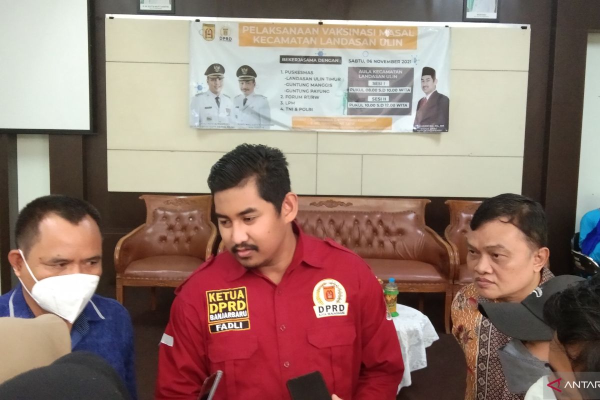 Cakupan vaksinasi COVID-19 di Banjarbaru capai 62,30 persen