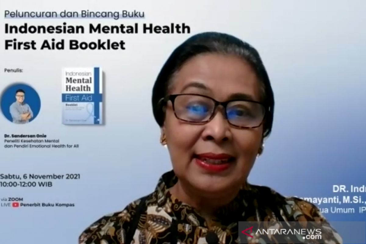 Buku panduan pertolongan pertama kesjiwa bukan untuk diagnosis sendiri