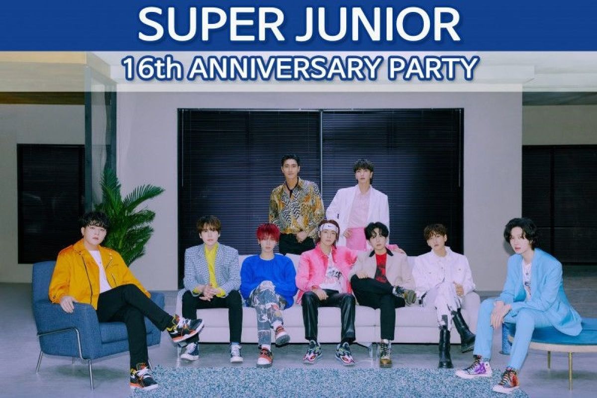 Dua jam bersama Super Junior di perayaan hari jadi grup ke-16 tahun pada 6 November