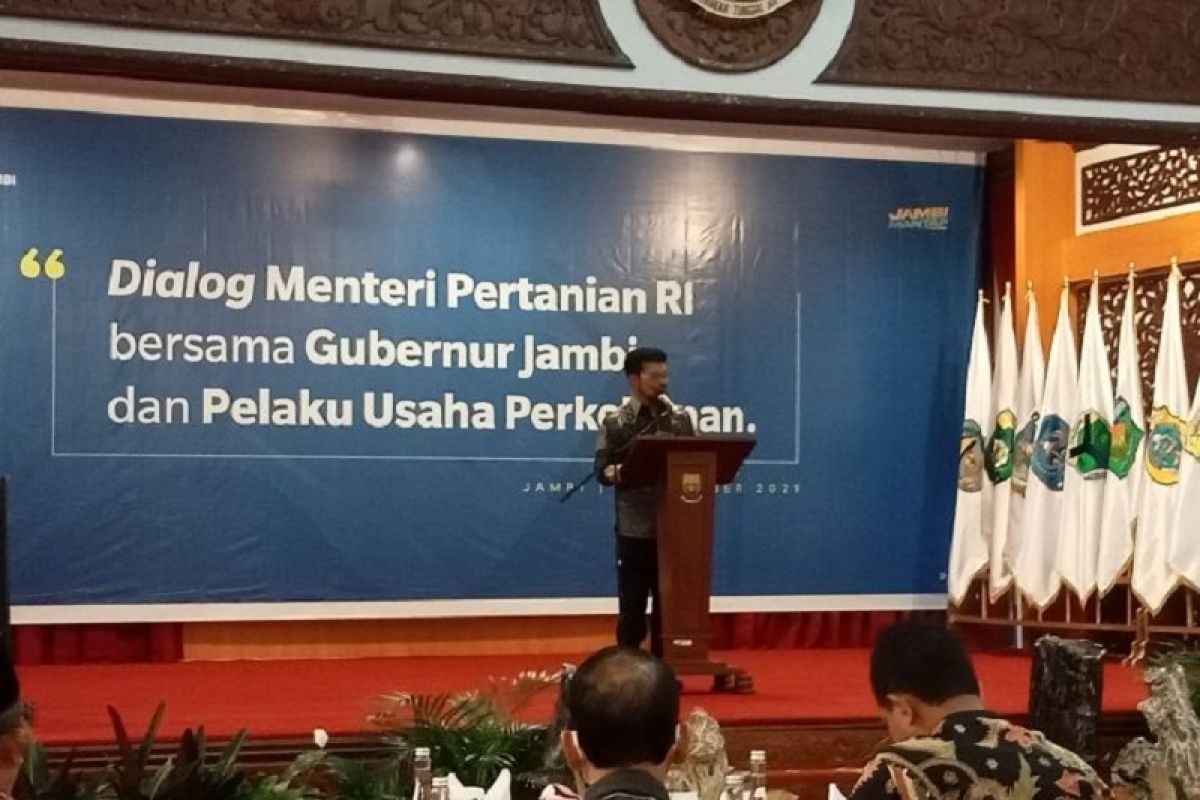 Mentan dukung pelaku usaha perkebunan Jambi kembangkan komoditi baru