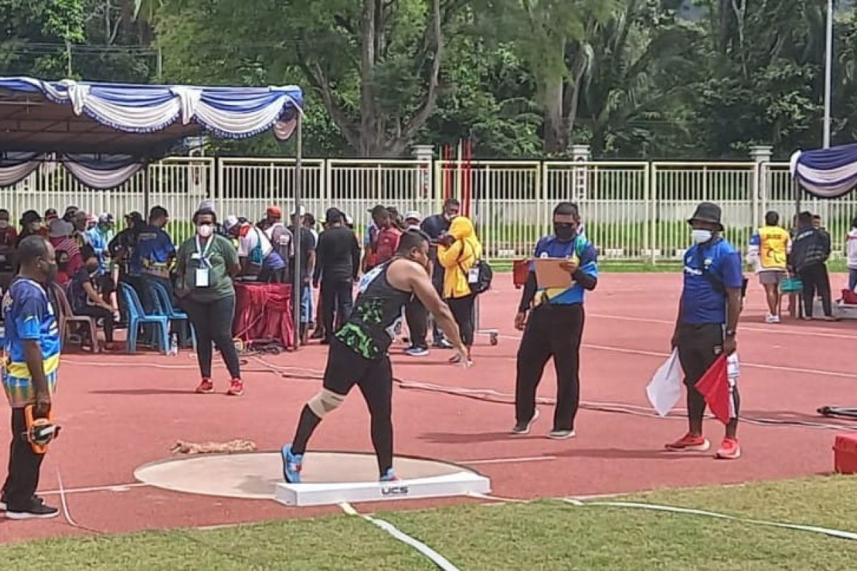 Sumut raih enam emas atletik pada hari pertama Peparnas Papua