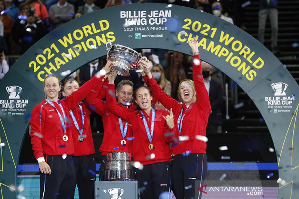Rusia kalahkan Swiss untuk klaim gelar juara Billie Jean King Cup