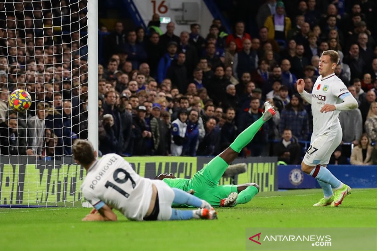 Liga Inggris - Burnley hentikan catatan kemenangan beruntun Chelsea