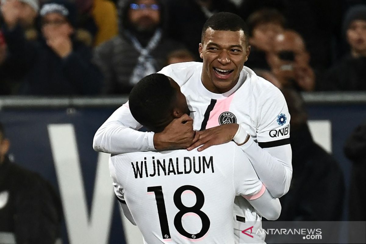 PSG menang 3-2 atas Bordeaux di Liga Prancis