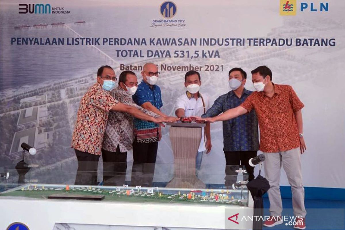 PLN pasok listrik 531,2 kVA ke kawasan industri di Batang