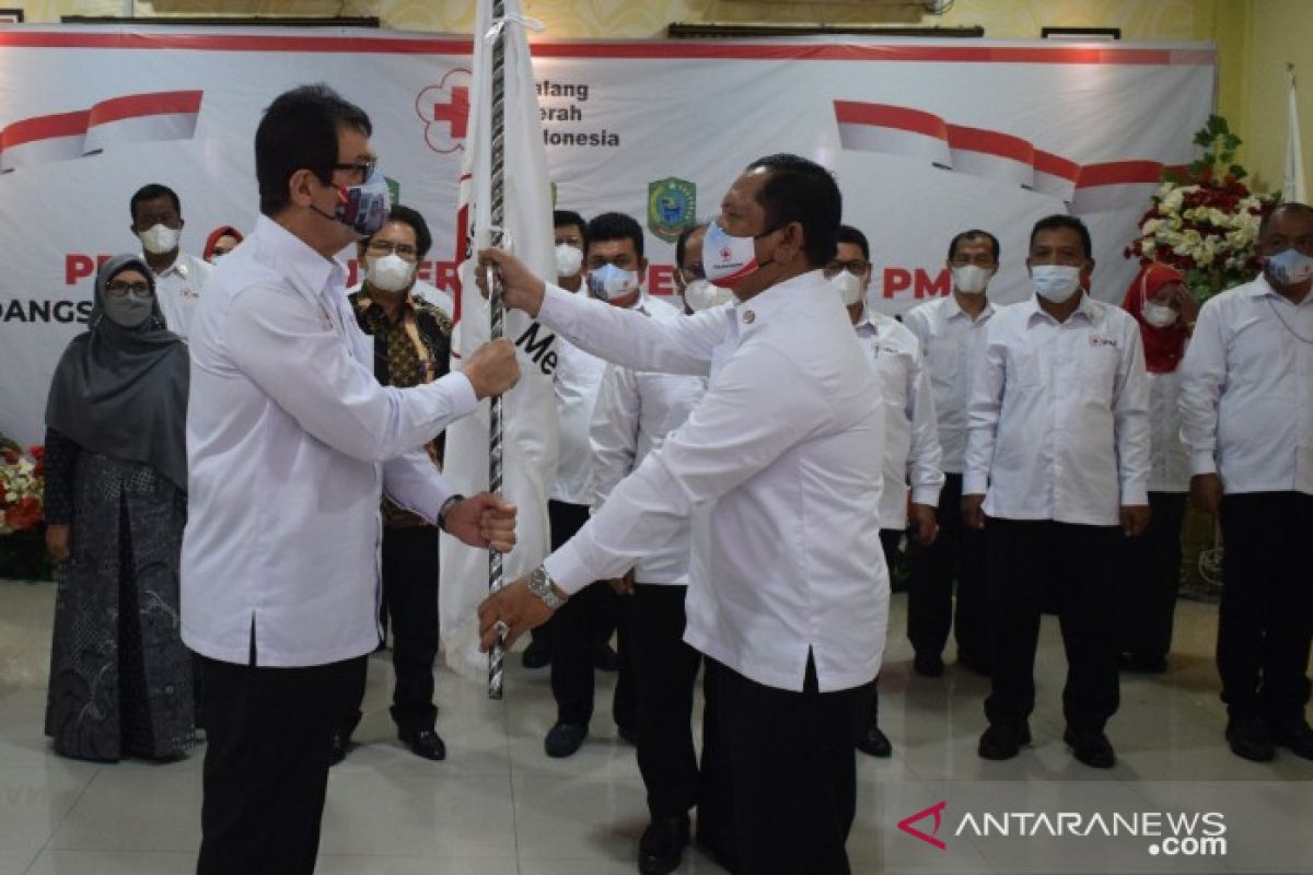 Rahmat Shah lantik PMI Padangsidimpuan periode 2021-2026