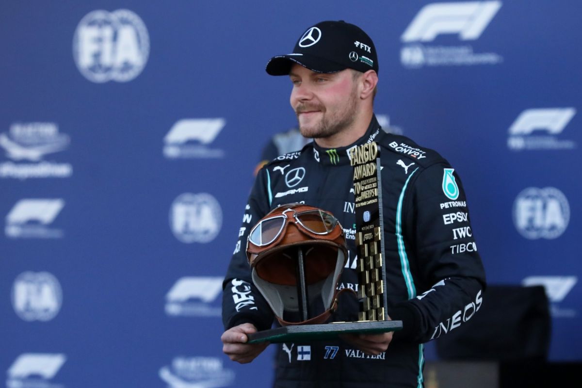 Bottas klaim pole position GP Meksiko, Mercedes kunci start baris terdepan