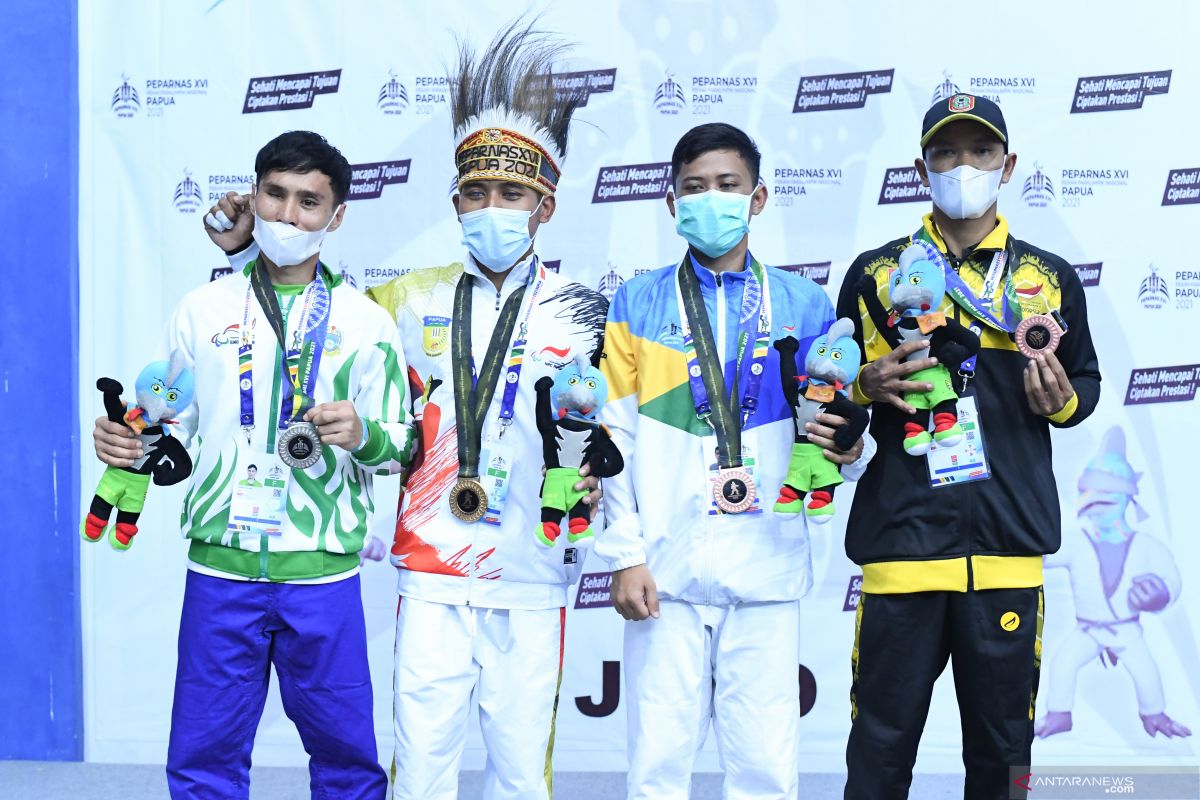 Keren, Papua dominasi perolehan medali Peparnas cabang judo tunanetra