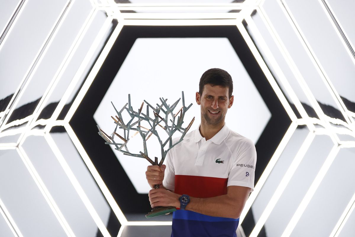 Novak Djokovic memenangi gelar keenam Paris Masters 2021