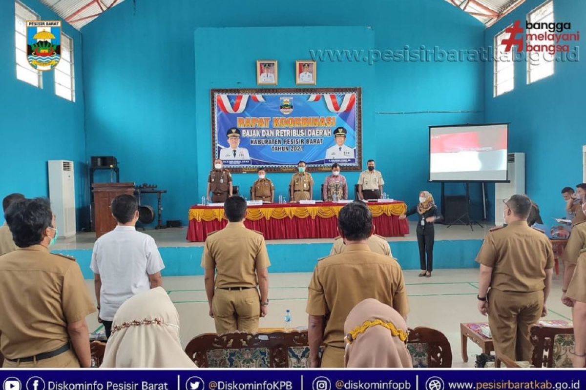 Bupati Pesisir barat buka rakor pajak retribusi daerah