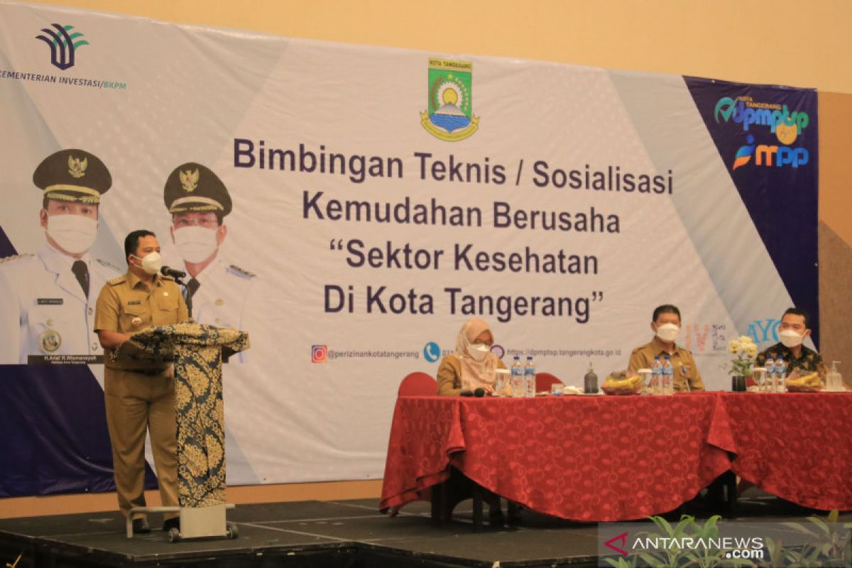 Pemkot Tangerang sosialisasi kemudahan berusaha untuk sektor kesehatan