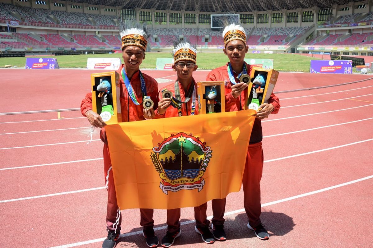 Jateng sementara teratas dengan 20 medali emas di Peparnas Papua