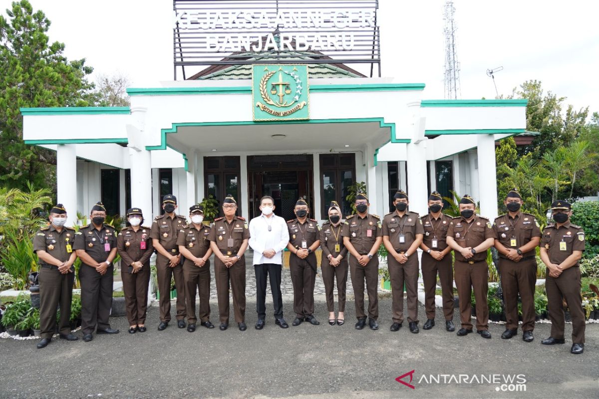 Kunjungi Kalsel Jaksa Agung motivasi jajaran Kejaksaan Banjarbaru