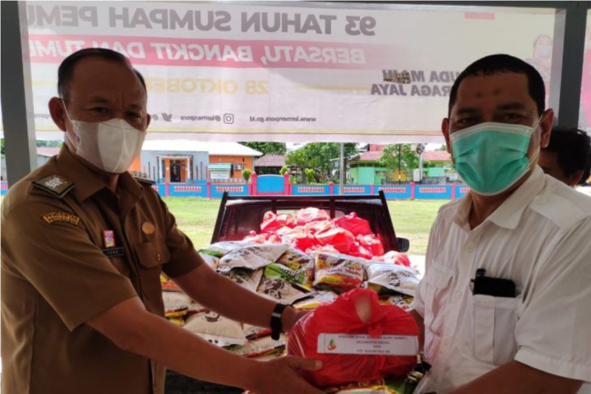 PTPN XIII salurkan bantuan untuk korban banjir di Meliau Sanggau