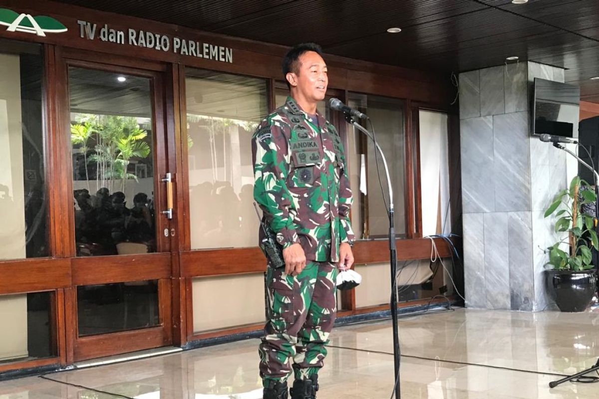 Jenderal Andika mengaku belum tahu  kapan dilantik sebagai Panglima