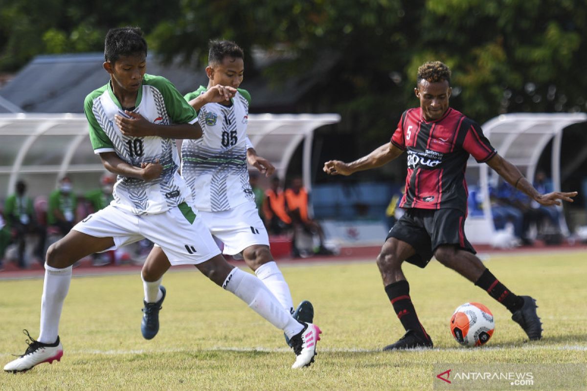 Papua dipastikan lolos final sepak bola CP Peparnas XVI