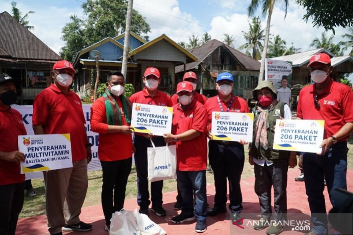 PT RAPP-APR salurkan ribuan sembako dan gelar vaksinasi gratis