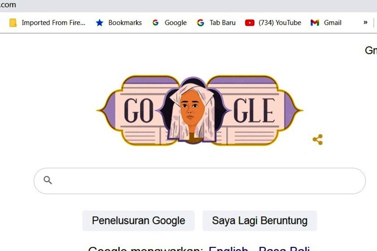 Google Doodle angkat  tema pelopor jurnalis perempuan Indonesia