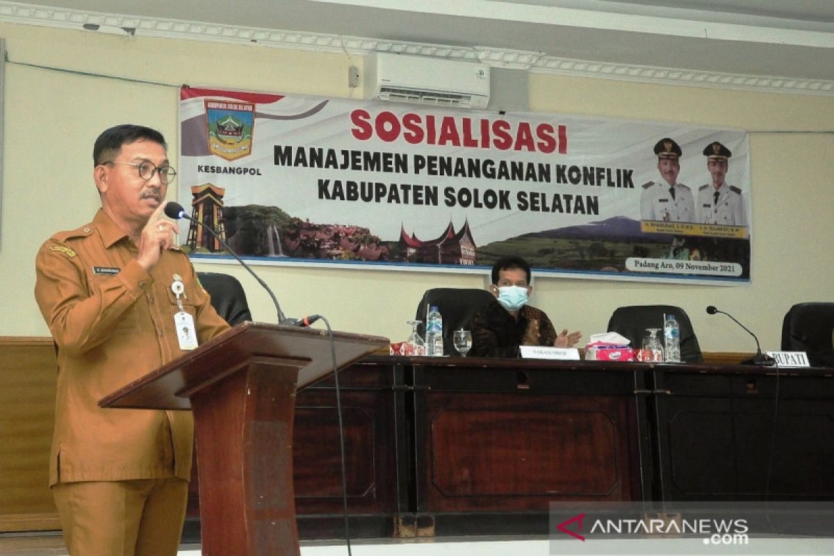 Solok Selatan mengantisipasi ancaman konflik di era keterbukaan informasi