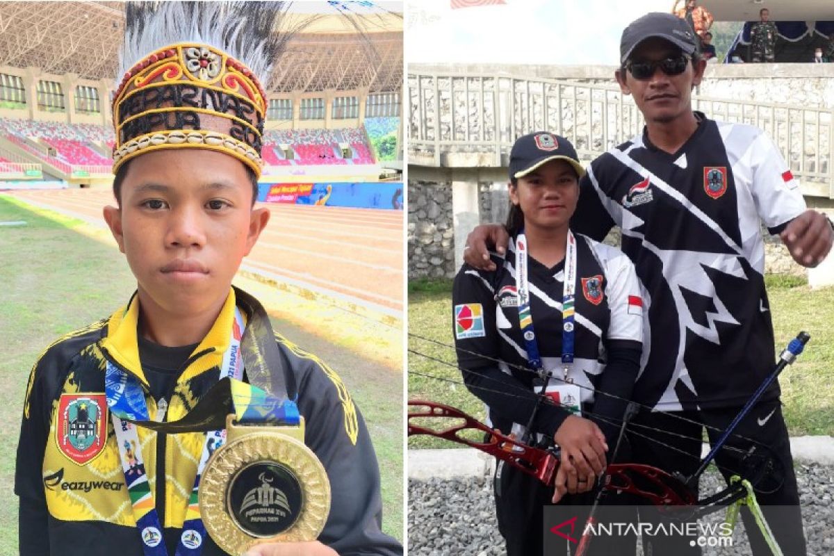 Two HSU athletes present 3 gold medals for South Kalimantan