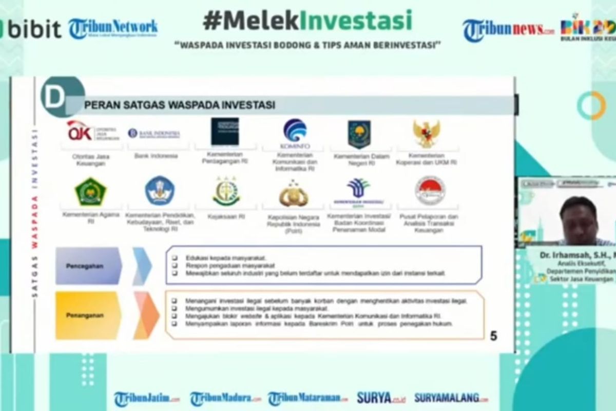 Literasi keuangan menjadi kunci melawan investasi bodong