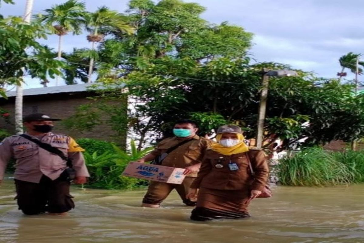 Banjir kiriman yang melanda sejumlah  wilayah Tebing Tinggi sudah surut