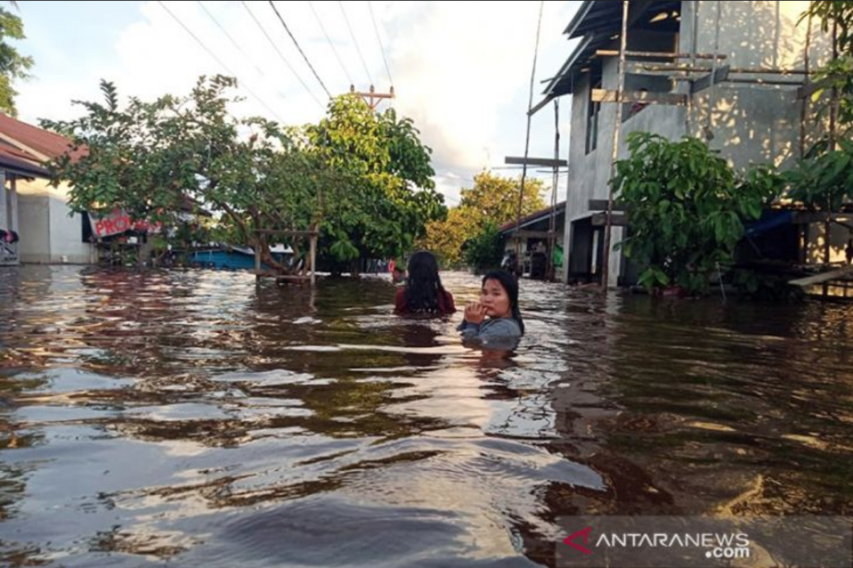 Banjir masih rendam 1.886 rumah penduduk di Kapuas Hulu Kalbar