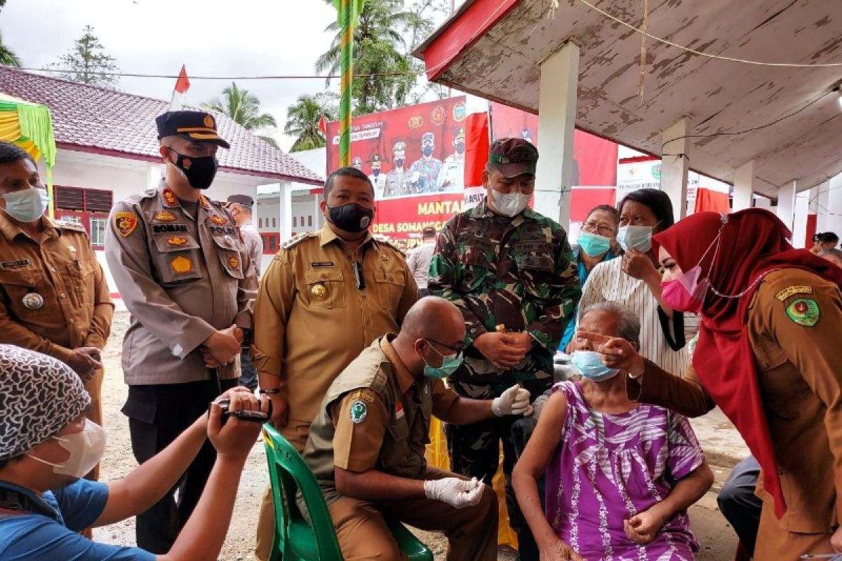 100 persen vaksinasi, Desa Somanggal Parmonangan di Tapsel patut diapresiasi