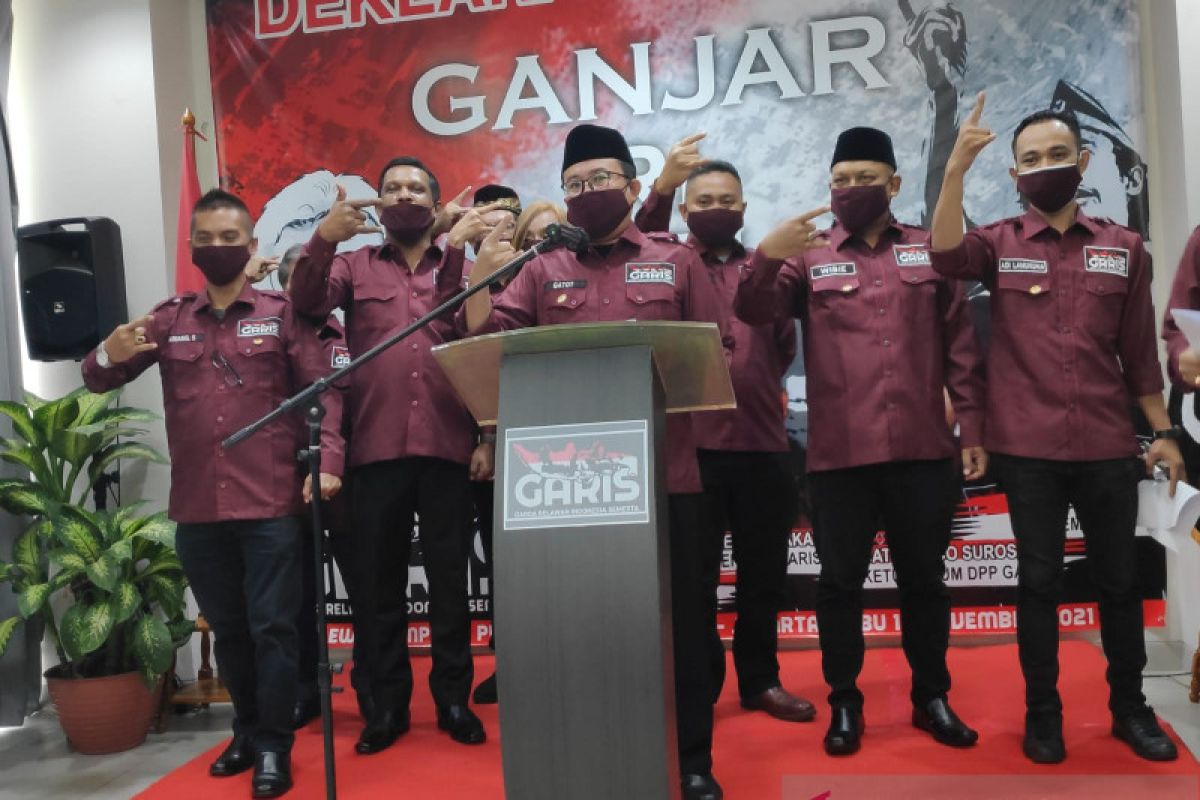 GARIS deklarasikan dukung Ganjar Pranowo jadi Capres di Pilpres 2024