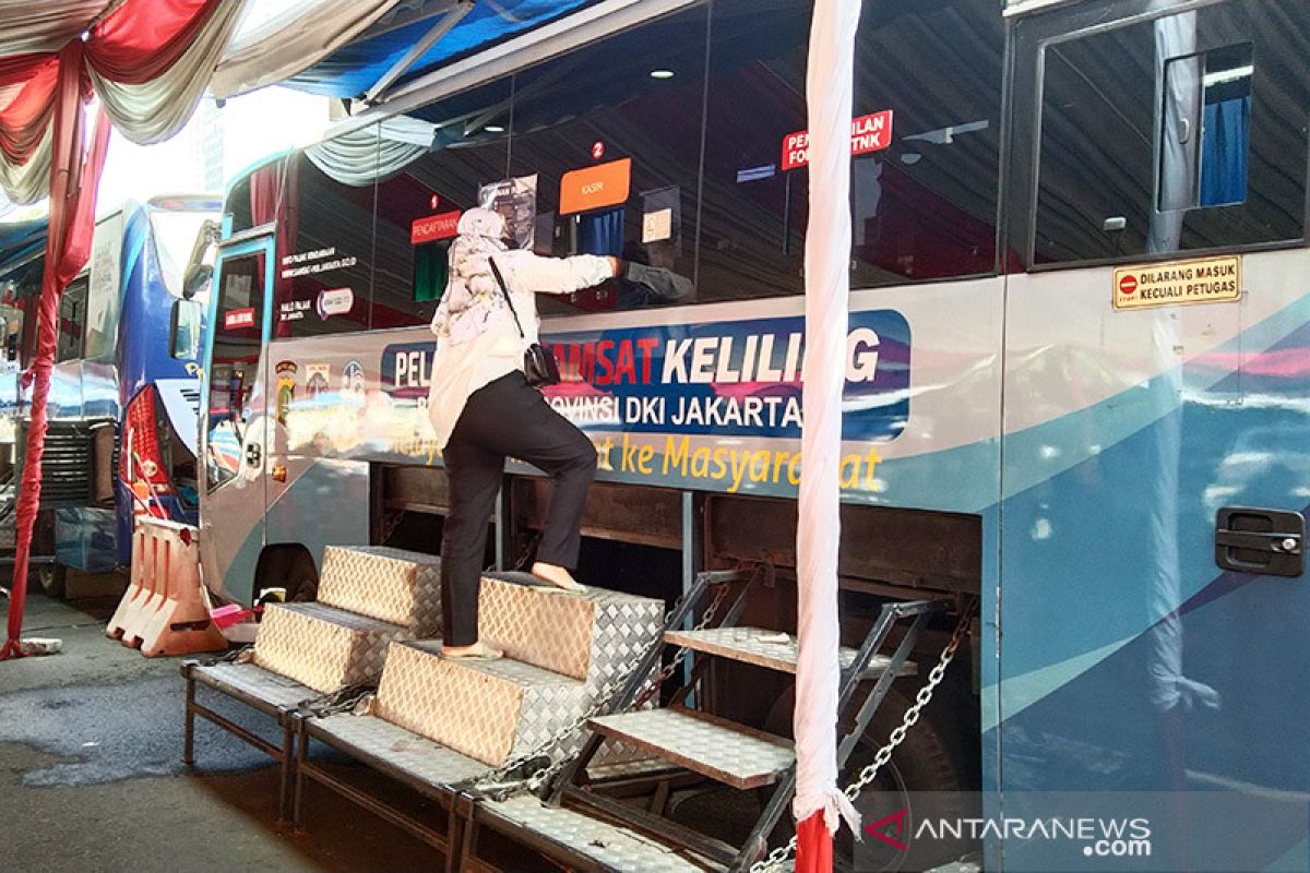 Senin, layanan SIM Keliling Jakarta  ada di empat lokasi