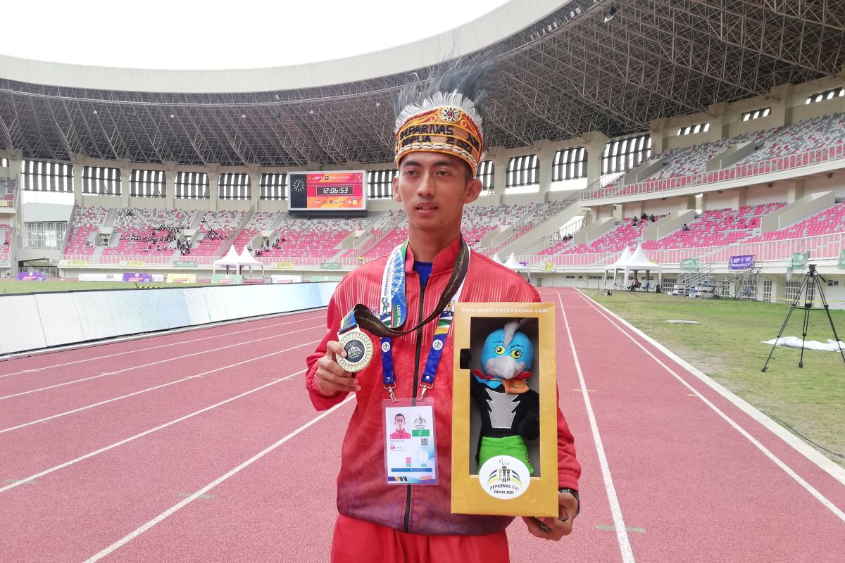 Slamet Wahyu kembali pecahkan rekornas di Peparnas Papua