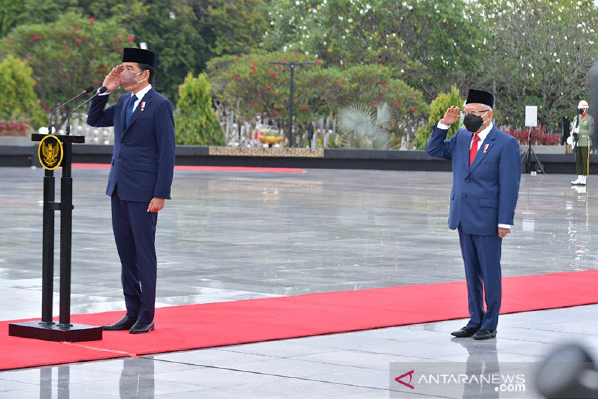 Presiden pimpin Upacara Ziarah Nasional Hari Pahlawan di TMP Kalibata