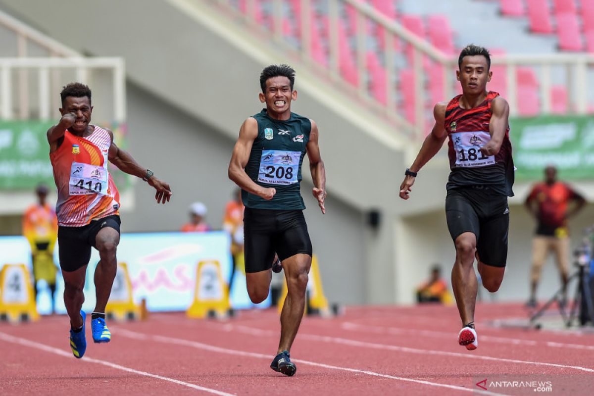 Jateng memimpin medali para-atletik Peparnas Papua