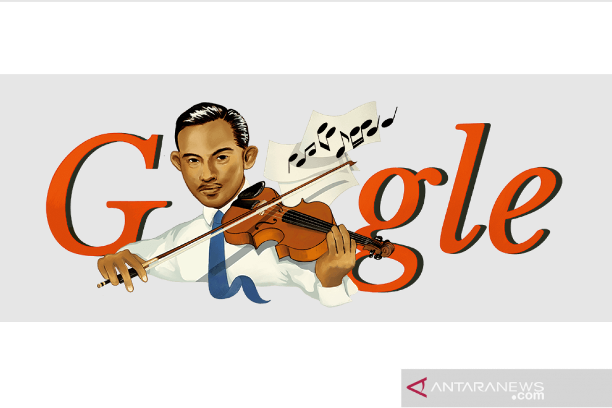 Google Doodle  tampilkan Ismail Marzuki di Hari Pahlawan