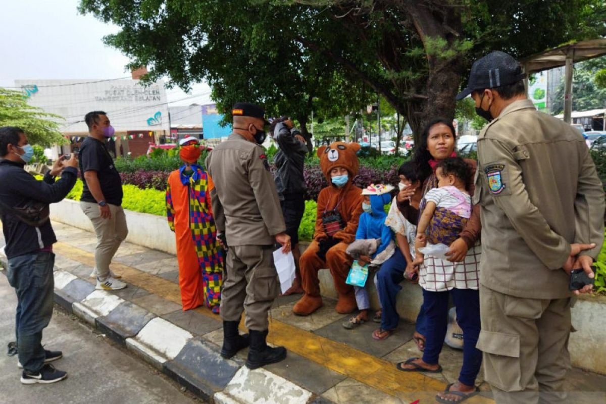 Satpol PP Tangsel kembali tindak PMKS