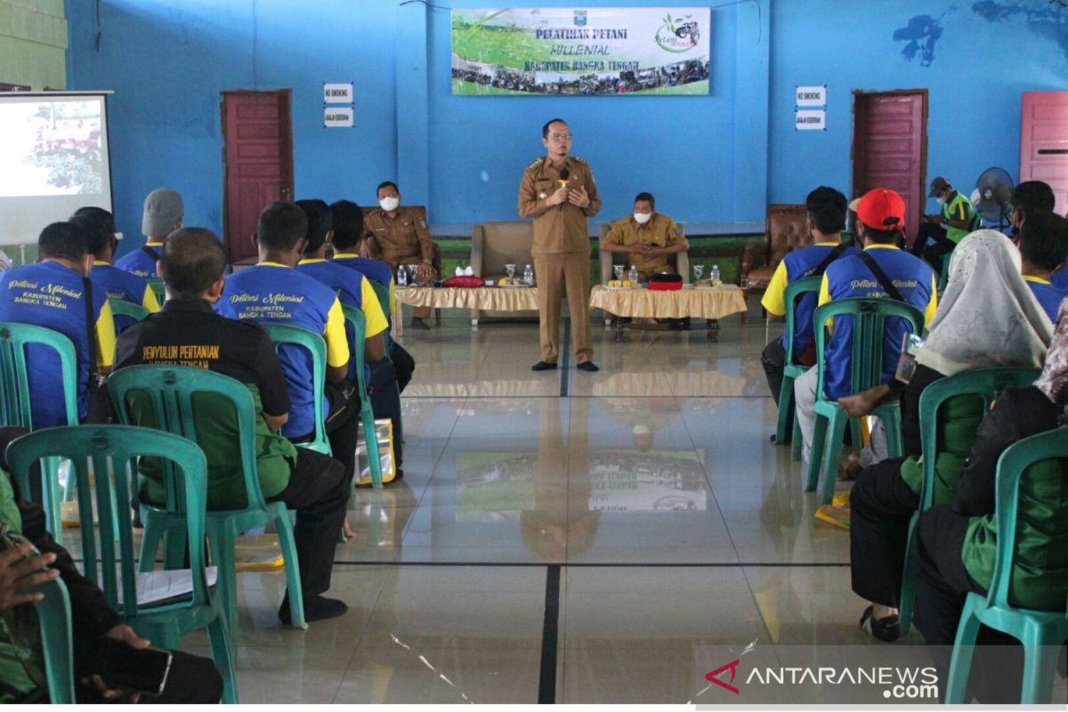 Pemkab Bangka Tengah dorong milenial kembangkan pertanian kreatif