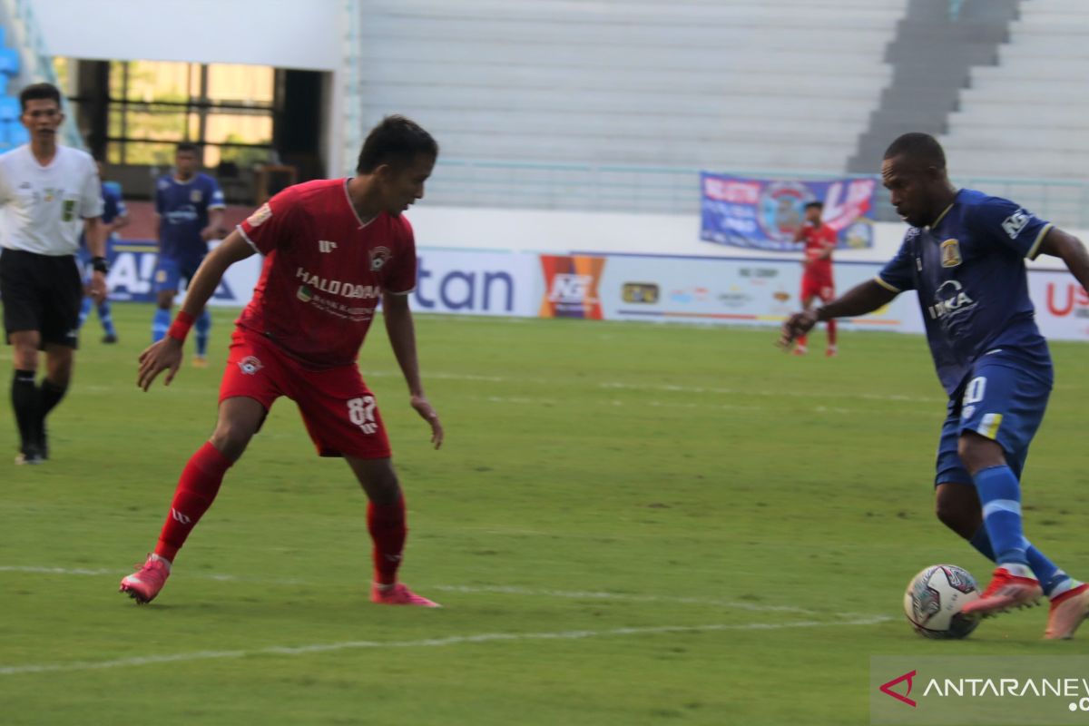 Persewar Waropen  kalahkan Kalteng Putra 3-1 di pertandingan Liga 2