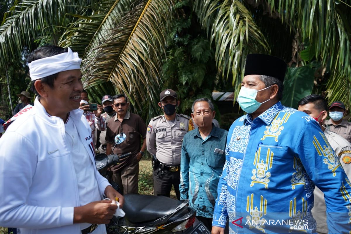 Dedi Mulyadi yakinkan petani sawit di Siak lakukan peremajaan