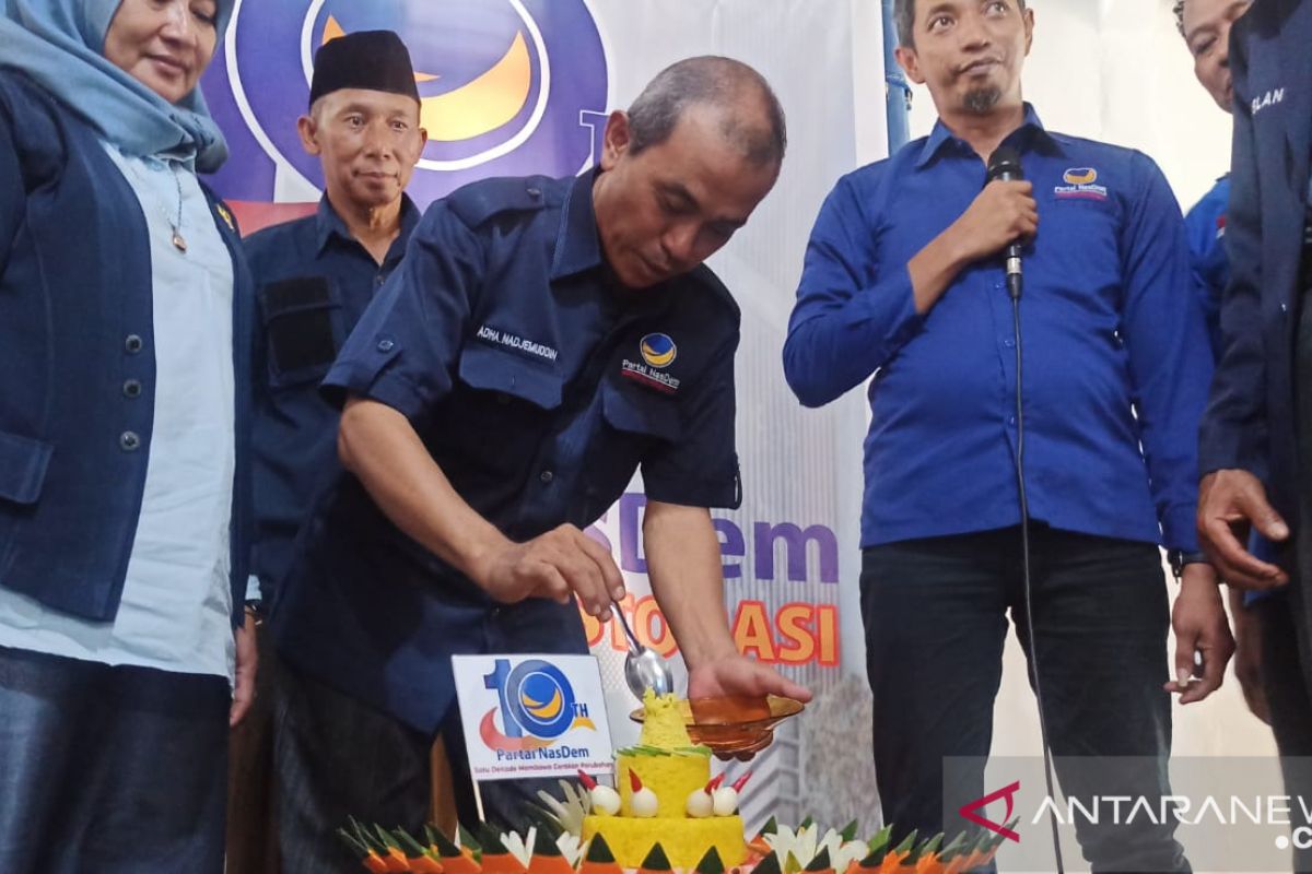 NasDem Donggala gelar doa bersama dan syukuran 10 tahun partai